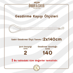 Doggie Konforlu Gerçek Deriden El Yapımı Köpek Gezdirme Kayışı 1,5x160cm - Black
