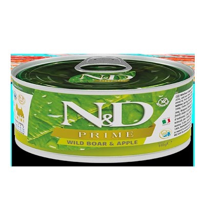 BOAR & APPLE ADULT MINI WET FOOD 140GR