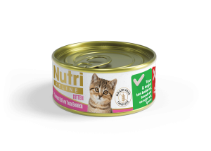 NUTRİ FELİNE Tavuk Etli ve Ton Balıklı (Yavru Kediler İçin) 85GR