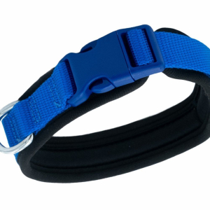 Doggie Havalı Dokumadan El Yapımı Köpek Boyun Tasması 2,5x40-50cm - Royal Blue