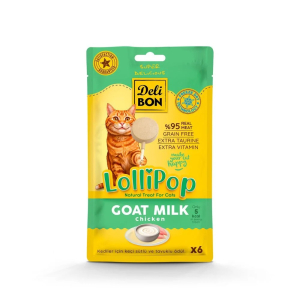 Delibon Keçi Sütlü Lolipop Kedi Ödül Maması 6 Adet