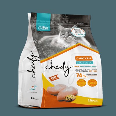 CHEDY KEDİ TAVUK KISIRLAŞTIRILMIŞ YETİŞKİN 1.5KG