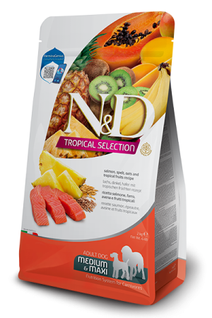 N&D Dog Tropical Selection Salmon Adult Med/Max 10 Kg