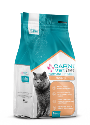 CARNI VET DİET OBESITY YETİŞKİN KEDİ MAMASI TAVUKLU 5 KG