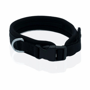 Doggie Havalı Dokumadan El Yapımı Köpek Boyun Tasması 1,5x30-40cm - Black