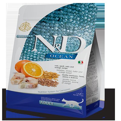 COD, SPELT, OATS & ORANGE ADULT 1.5KG COD, SPELT, OATS & ORANGE ADULT 1.5KG
