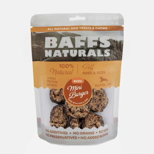 Baffs Naturals Kuzu Mini Burger %100 Doğal Köpek Ödül Maması 100 gr