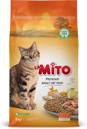 LaMito Adult Cat Tavuklu Yetişkin Kedi Maması 1 Kg