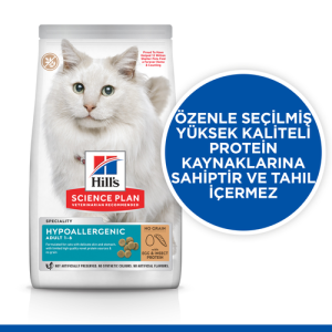 Hill's SCIENCE PLAN Hypoallergenic Kedi Maması 1.5Kg