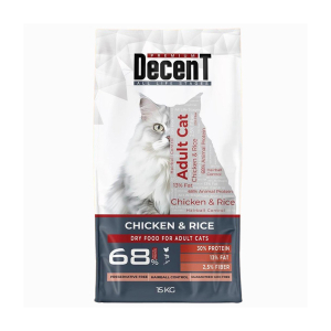 DECENT Hairball Cat Tavuklu Pirinçli Kedi Maması15 Kg