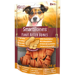 SmartBones Peanut Butter Bones 128gr (8'li)