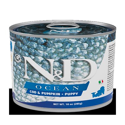COD & PUMPKIN PUPPY WET FOOD 285GR