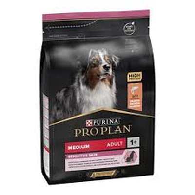 Adult Medium Sensitive Skin Somonlu Köpek Maması 3 kg