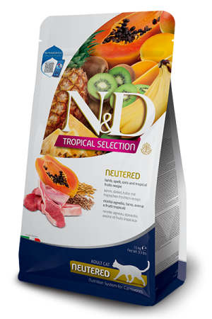 N&D CAT TROPICAL SELECTION LAMB NEUTERED 1,5 KG