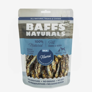 Baffs Hamsi Balık %100 Doğal Çiğnemelik Köpek Ödül Maması 100 gr
