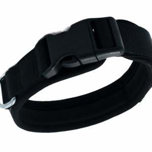 Doggie Havalı Dokumadan El Yapımı Köpek Boyun Tasması 2x35-45cm - Black