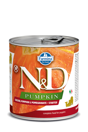 N&D PUMKİN CHICKEN, PUMPKIN & POMEGRANATE STARTER WET FOOD 285GR