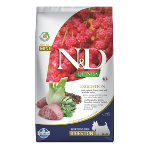 N&D Quinoa Digestion Kuzulu ve Kinoalı Mini Irk Yetişkin Köpek Maması 2.5kg