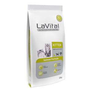 LaVital Yavru Kuru Kedi Maması (Kitten) Somonlu 12KG