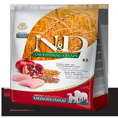 CHICKEN & POMEGRANATE ADULT MEDIUM & MAXI 12KG