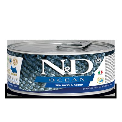 COD AND SQUID ADULT MINI WET FOOD 140GR