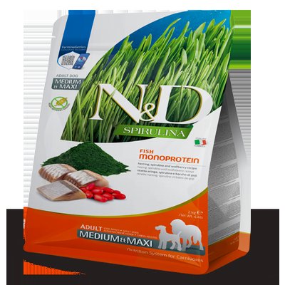 HERRING, SPIRULINA AND WOLFBERRY ADULT MEDIUM & MAXI 7KG