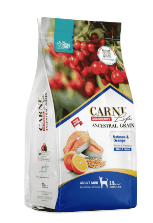 Carni Life Cranberry Ancestral Grain Köpek Somon & Portakal Yetişkin Mini 2.5 Kg