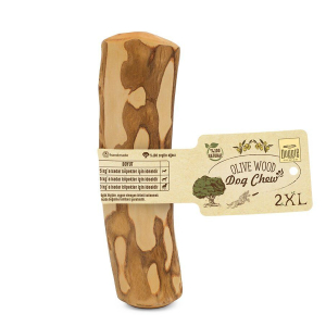 DOGGIE DOĞAL ZEYTİN AĞACI ÇİĞNEME OYUNCAĞI 2XL