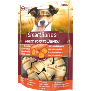 SmartBones Smart Bones Tatlı Patatesli Küçük Irk Köpek Ödül Maması 128gr (8'li)
