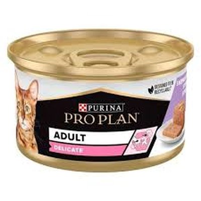 Delicate Hindili Yetişkin Kedi Konservesi 85GR