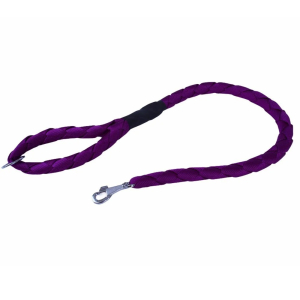 Doggie Örgülü Dokuma Köpek Gezdirme Kayışı 3x100cm Mor