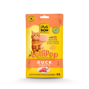 Delibon Ördekli Lolipop Kedi Ödül Maması 6 Adet